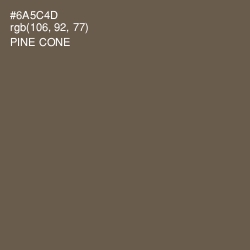 #6A5C4D - Pine Cone Color Image